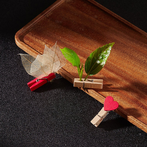 酒吧灵魂创意个性七色鸡尾酒装饰物装饰夹小夹子照片夹木夹收纳夹 - 图1