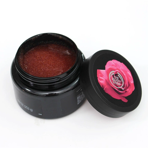 Питательный мягкий отшелушивающий скраб для тела с розой в составе, 250 мл