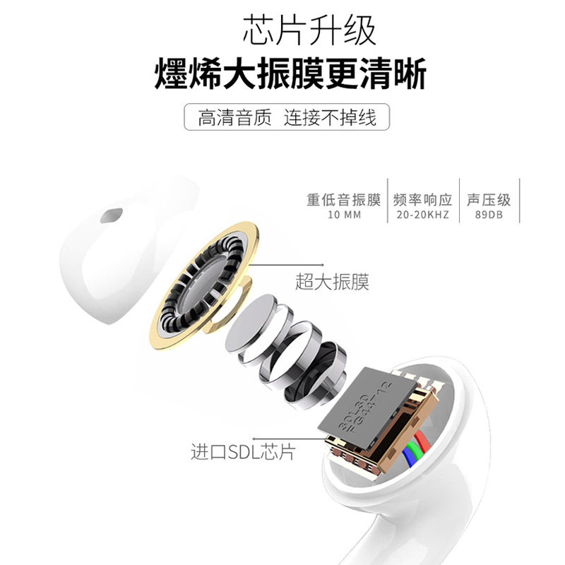 真无线双耳迷你耳塞式华为小米耳机 潮流攻势蓝牙耳机