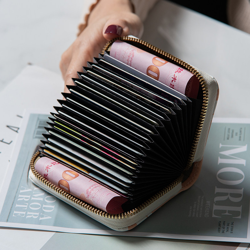 卡包女小巧多卡位大容量防盗零钱包 maiweini卡包