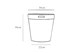 Aluminum retro debris storage barrel gardening green plant flower pot
