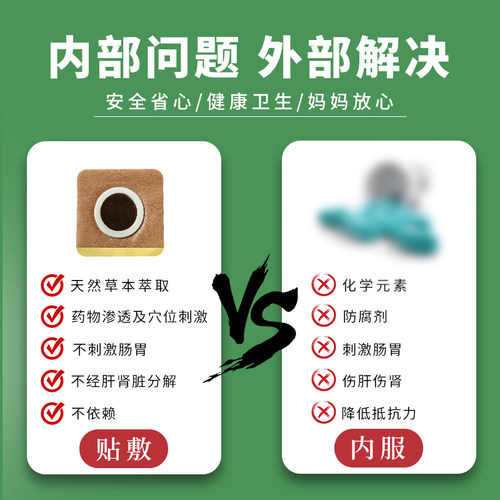 小儿咳咳贴宝宝寒热咳干敏气管平喘孩子宣肺火儿童去痰神器草本贴 - 图2