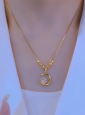 钛钢其他女气质百搭时尚项链