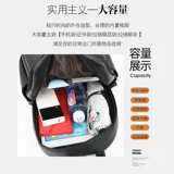 Рюкзак, летняя модная универсальная кожаная вместительная и большая сумка через плечо для отдыха для путешествий, из натуральной кожи, коллекция 2022, воловья кожа