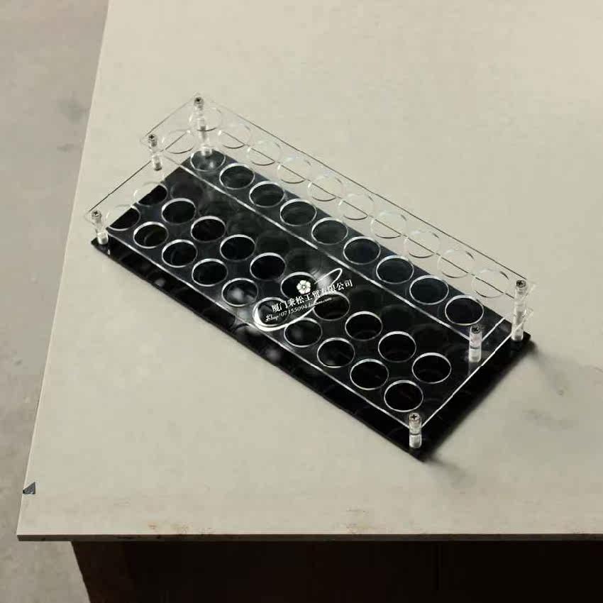 透明亚克力眼线液架/双层口红展示架 唇彩展架 彩妆展示架 口红架,淘宝优惠券,粉丝福利购,淘宝优惠卷