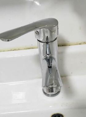 家用冷热水二合一头单孔全铜水龙头卫生间洗脸池台盆洗脸盆单冷水