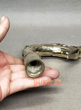 纯铜 黄铜抛光款 龙头 太师 手杖头 拐杖头 拐棍头 手柄头 铜器