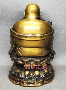 黄铜招财工艺品摆件大肚弥勒佛