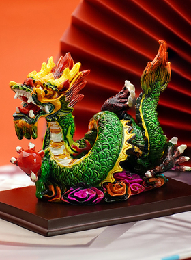 2024新款生肖龙摆件冷瓷摆件