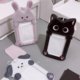 Korean version of the little black cat card cover PVC can hold hard card cover