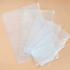 A5B5A4A6A7 matte transparent zipper bag