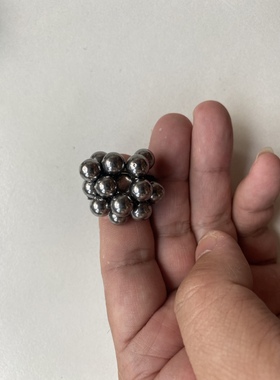 强磁戒指大小可调钢珠