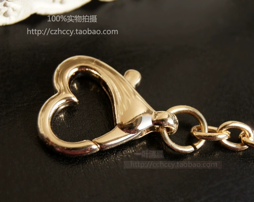 Золотая сумка, аксессуар для сумки, металлическая подвеска, аксессуары в виде сердечка, DIY