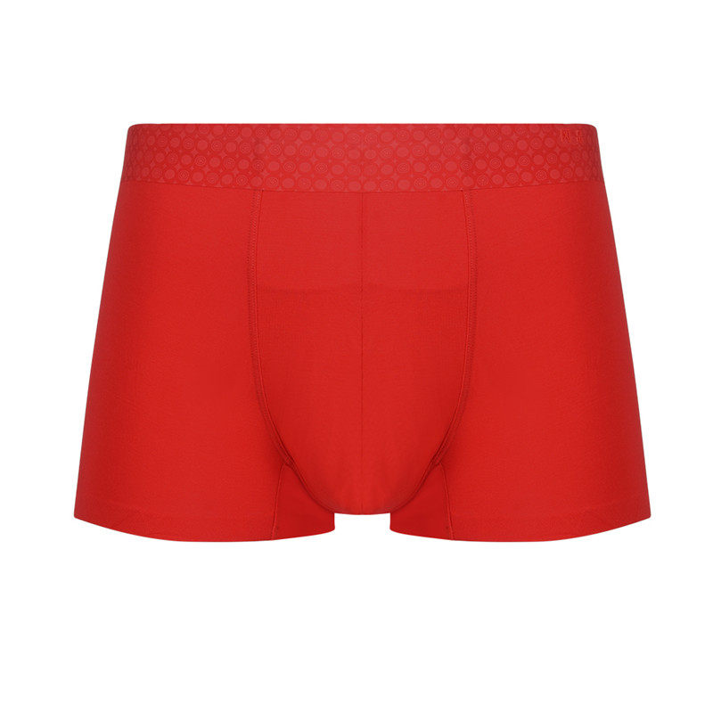 幂姿冈帛男士内裤平角裤礼盒装无痕高档本命年大红色属蛇年裤头男,淘宝优惠券,粉丝福利购,淘宝优惠卷