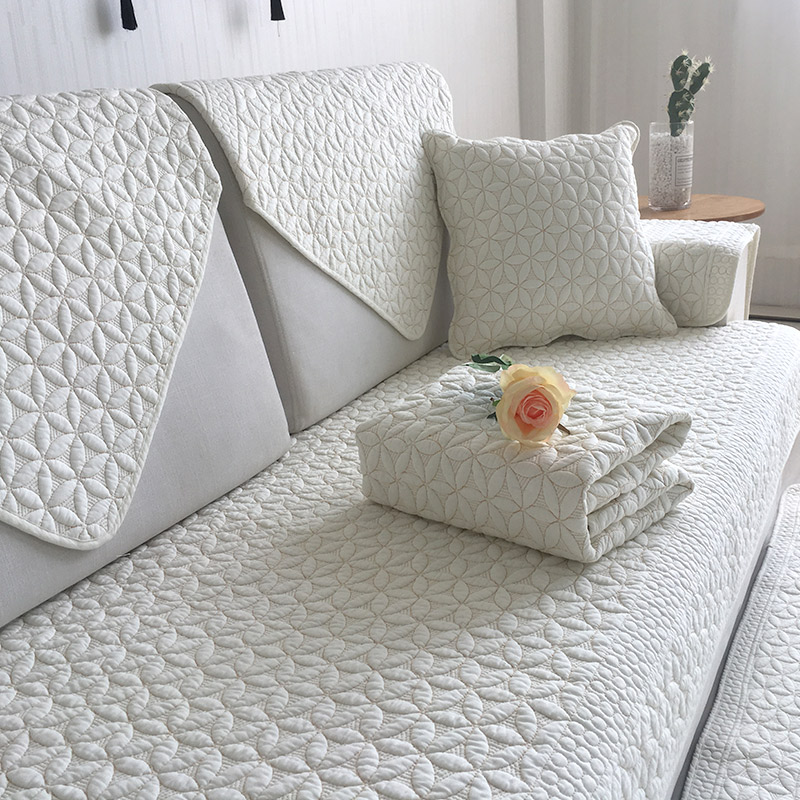 纯棉沙发垫四季全棉布艺防滑罩盖布 锦绣安娜沙发垫