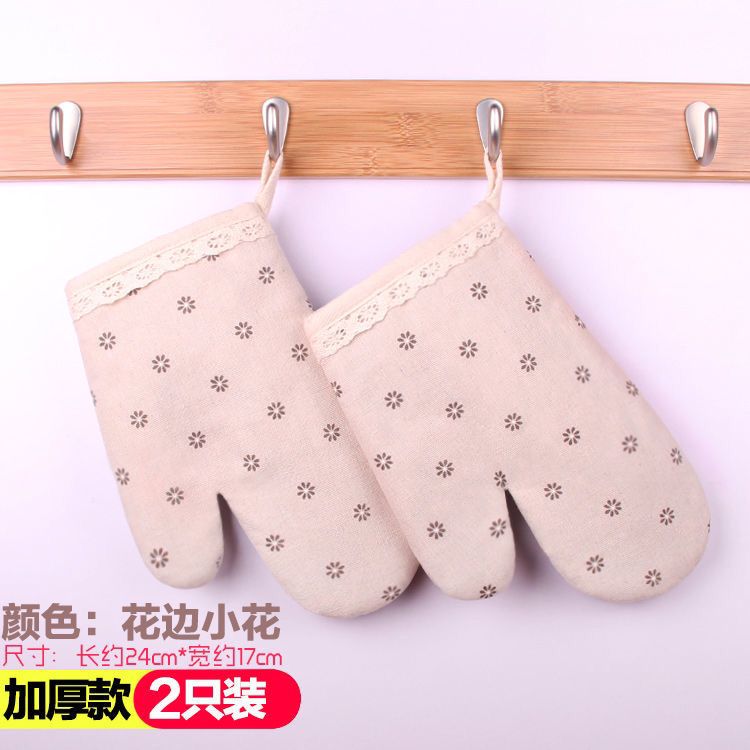 微波炉手套隔热手套家用耐高温厨房烘焙烤箱手套加厚烘焙防热工具 - 图2
