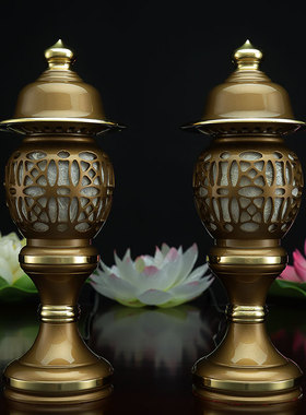 佛堂长明灯插电观音财神供灯