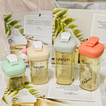 Singapore Hegen drinking water cup ppsu wide bore 330ml children drinking water cup