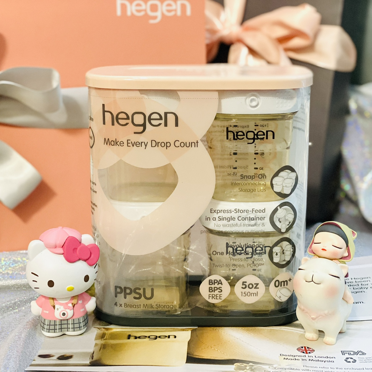 Hegen奶瓶储奶罐辅食罐密封罐PPSU - 图3