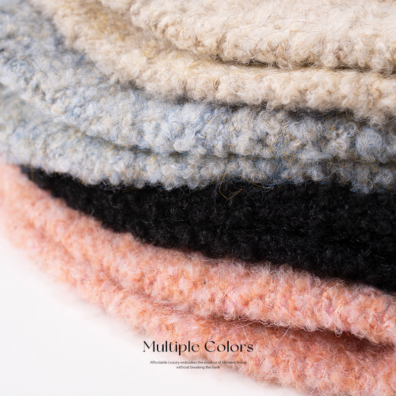 FANCET帽子女冬季渔夫帽针织毛绒百搭新款韩版小檐护耳显脸小盆帽,淘宝优惠券,粉丝福利购,淘宝优惠卷