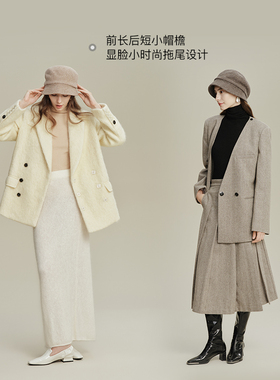 FANCET帽子女秋冬时尚百搭贝雷帽