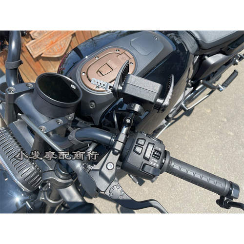 适用于哈雷sportster s改装 哈雷运动者s 改装件 导航支架 手机架 - 图0
