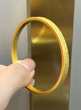 吉盟珠宝闭口黄金手镯