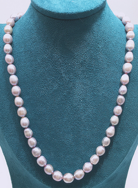 多美近圆强光天然淡水珍珠送妈妈