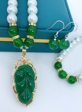 三件套合成珍珠项链女母亲节礼物