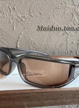 2025新款高级感发箍墨镜复古未来感防晒二合一曲面太阳镜防紫外线