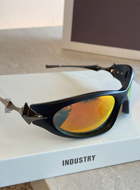 欧美复古科技感太阳镜男女潮人