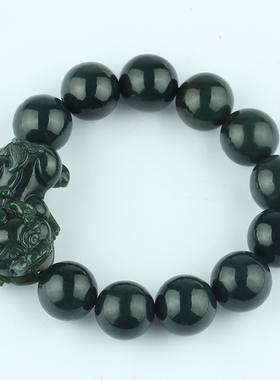 和田玉貔貅手链男士玉手串