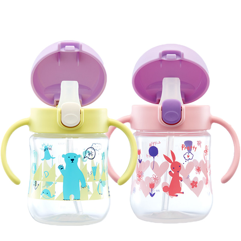 日本进口利其尔便携防漏婴儿童宝宝学饮杯吸管杯水杯套装200ml,淘宝优惠券,粉丝福利购,淘宝优惠卷