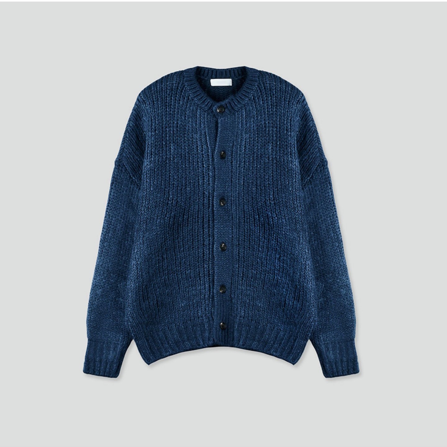 MRDONG韩国代购男装水洗复古柔糯圆领开衫廓形针织宽松慵懒风外套,淘宝优惠券,粉丝福利购,淘宝优惠卷