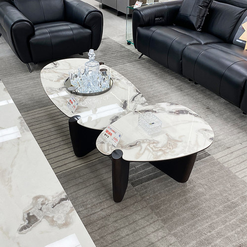 芝华仕沙发11960岩板拉伸餐桌餐椅餐边柜茶几角几地柜配套芝华士 - 图3