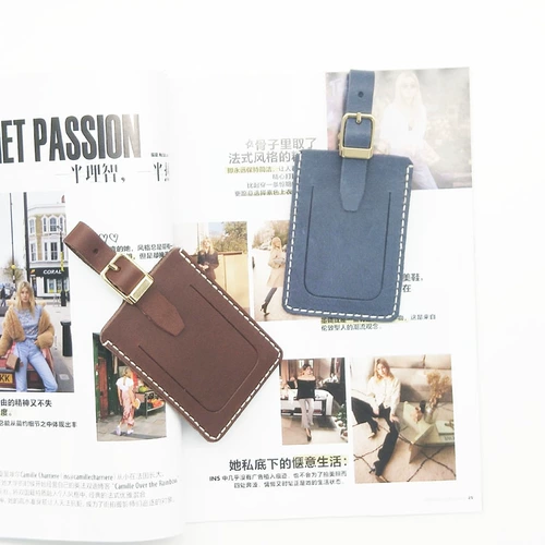 Багажный картхолдер для путешествий, чемодан, из натуральной кожи, с печатью вашего логотипа, делается под заказ