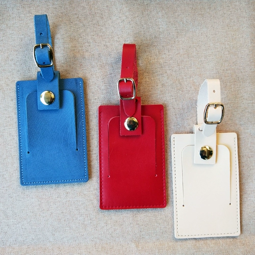 Багажная бирка, чемодан, защитный картхолдер, из натуральной кожи, делается под заказ, с печатью вашего логотипа
