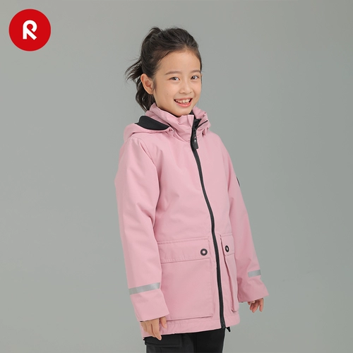 Reima, детская демисезонная съемная куртка подходит для мужчин и женщин с капюшоном, «три в одном», подходит для подростков