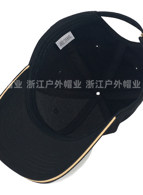 男士大头围刺绣硬挺显脸小棒球帽