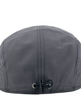 大头围短帽檐后封口速干帽子男