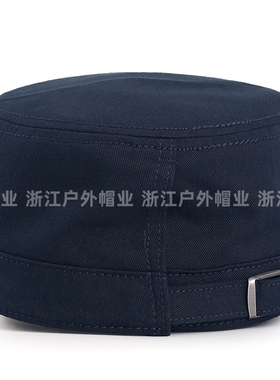 秋冬中老年男加宽檐可调鸭舌帽