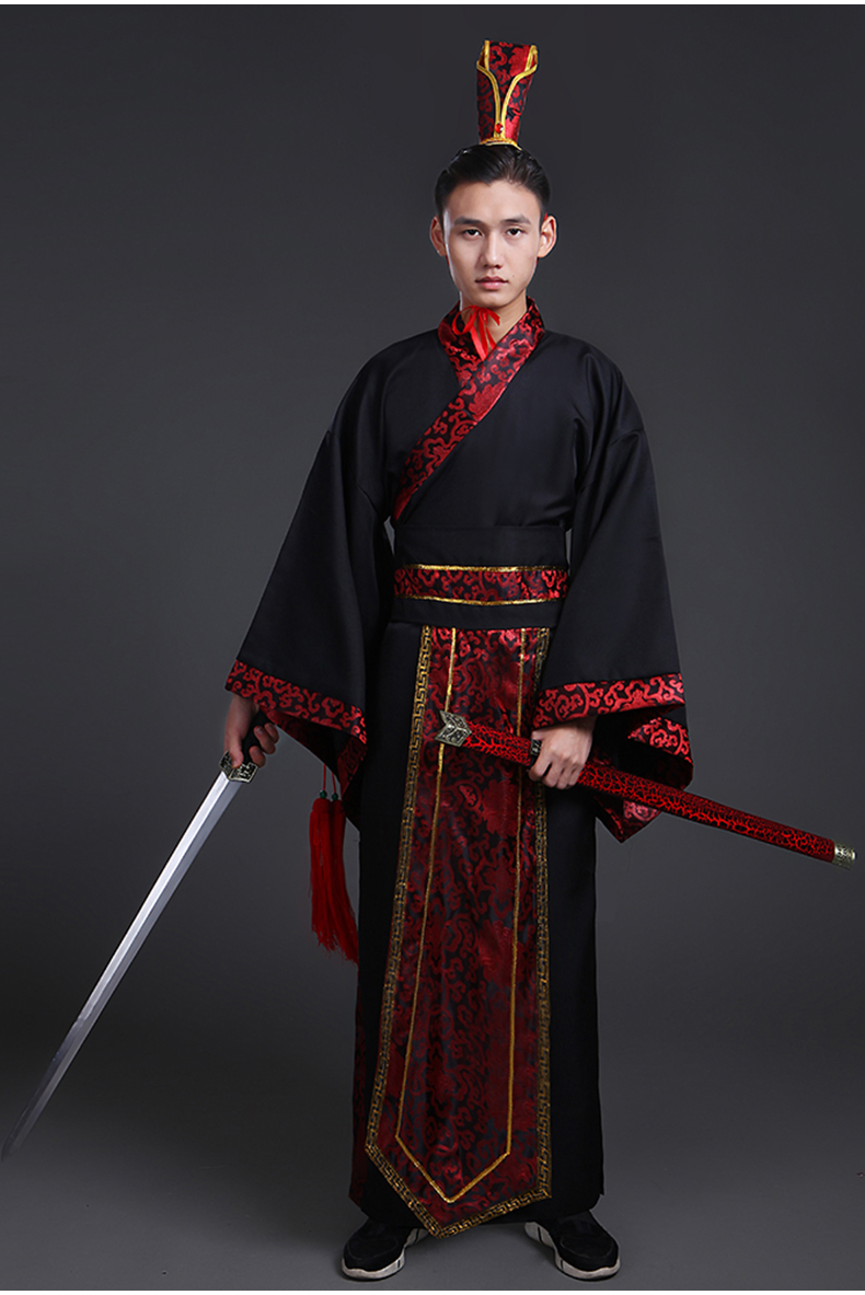 水晶伊人十七坊服饰旗舰店毕业班服古装男装书生侠客汉服影楼拍照大侠服装武侠影视演出才子1