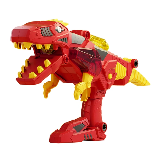 Электрический музыкальный игрушечный пистолет со светомузыкой, трансформер для мальчиков, реалистичный динозавр, 3 лет