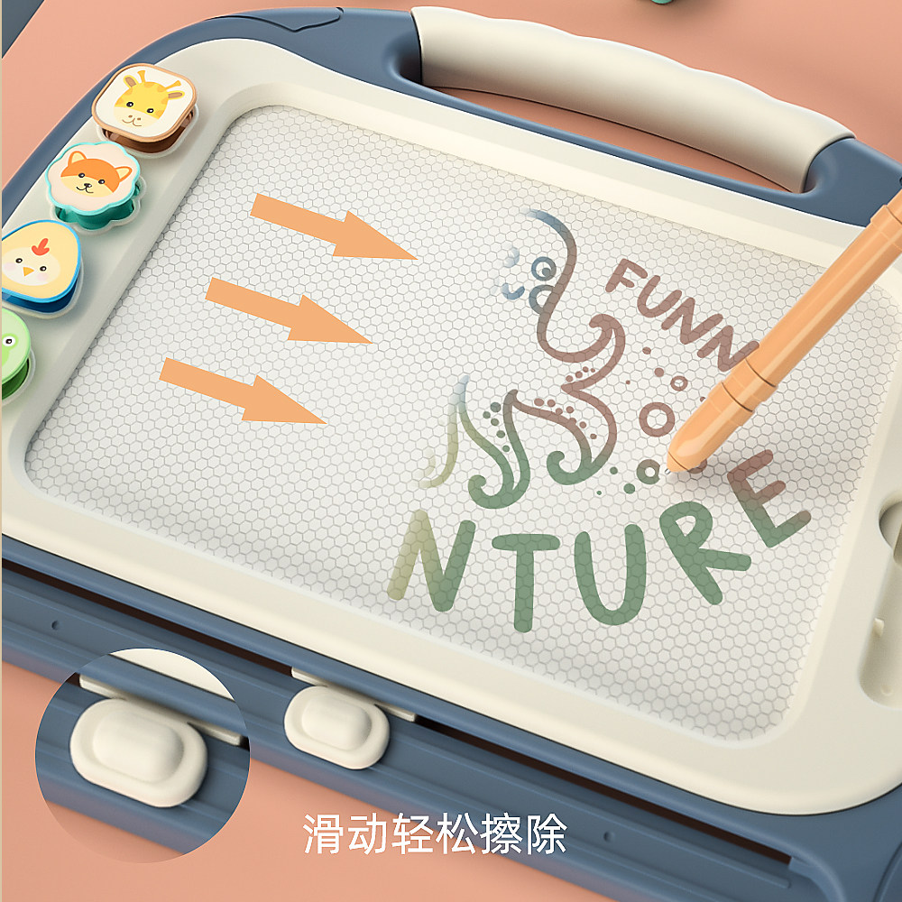 超大磁性写字彩色小孩6儿童画画板 淘嘟嘟母婴画板
