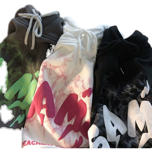 Дизайнерская весенняя брендовая трендовая толстовка с капюшоном подходит для мужчин и женщин для влюбленных, тренд сезона, в корейском стиле