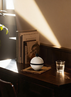 售楼处云石中古风收纳罐