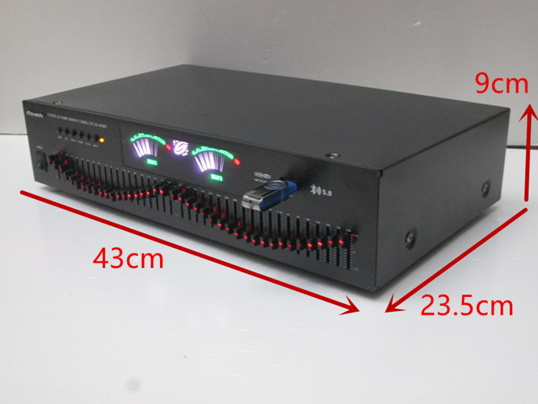 40段5.0无损蓝牙插卡立体声 高中低音hifi发烧家用EQ均衡器调音器 - 图0