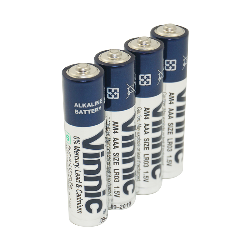 vinnic松柏AM4 LR03 7号AAA 1.5V玩具遥控器电池整盒装七号干电池