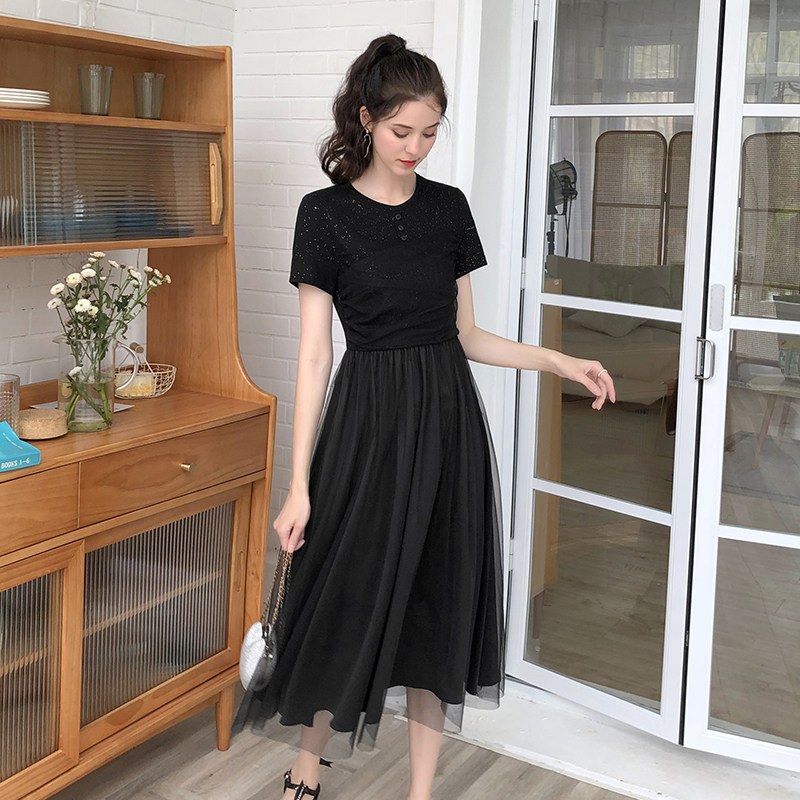 毛菇小象气质2020年新款女夏连衣裙 毛菇小象连衣裙