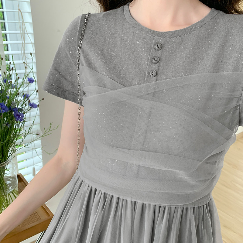 毛菇小象气质2020年新款女夏连衣裙 毛菇小象连衣裙